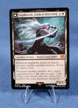 Sephiroth Fabled Soldier/One Winged Angel Final Fantasy Magic the Gathering - Image 1