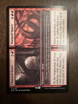 Charred Foyer Warped Space : MTG / Duskmourn: House of Horror #0219 / NM - Image 1