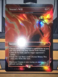 MTG - SLD - Storm's Will - Jeska's Will #1744 - Near Mint Foil - Image 1