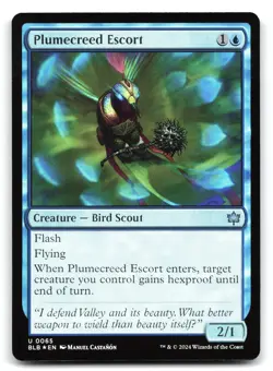 Plumecreed Escort (Foil) #65 Bloomburrow - Image 1