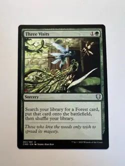 Three Visits - MTG Commander Legends - NM - Image 1