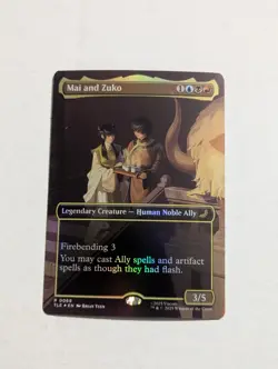 Mai and Zuko (Borderless) Avatar: The Last Airbender: Eternal-Legal Foil - Image 1