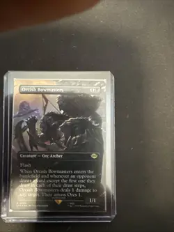 Magic: The Gathering LOTR Orcish Bowmasters Borderless Foil - Image 1