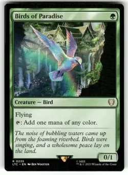MTG Birds of Paradise | NM | Cmd: Lord of the Rings (LTC) - Image 1