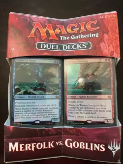 Duel Decks ~ MERFOLK vs GOBLINS MtG sealed Two 60 Card Theme Deck Magic WotC - Image 1