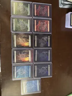 Magic the Gathering Spider-Man Lot Of Basic Land Alternates - Image 1