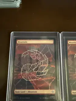 Magic the Gathering Spider-Man Lot Of Basic Land Alternates - Image 2