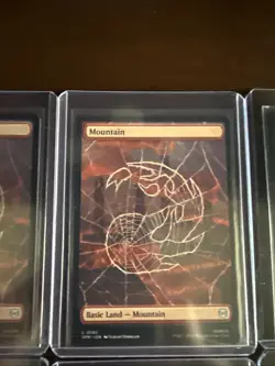 Magic the Gathering Spider-Man Lot Of Basic Land Alternates - Image 3