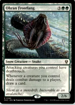 Ohran Frostfang R Commander: Murders at Karlov Manor 180 Near Mint - Image 1