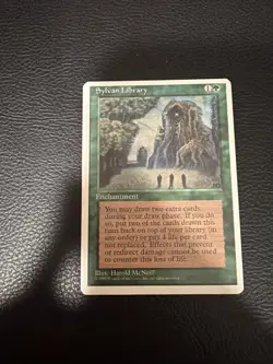 Sylvan Library MTG Core Set 4th Edition Regular - Image 2