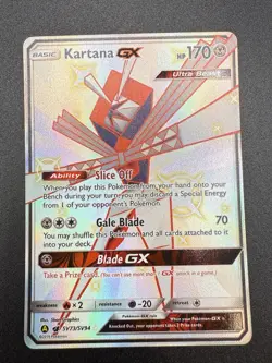Pokemon TCG Hidden Fates: Shiny Vault #SV73/SV94 Kartana GX, NM - Image 2