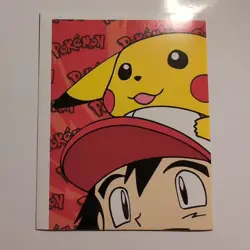 Pokemon - Ash & Pikachu Puzzle - Topps Merlin Sticker - Series 1 - #151/240 1999 - Image 1
