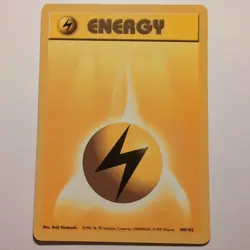 Lightning Energy - Pokemon TCG Karte - Base Set - 100/102 - 1999 - English - Image 1
