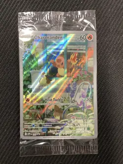 Pokemon TCG SV: Scarlet & Violet Promos #044 Charmander Pokemon Center SEALED - Image 1