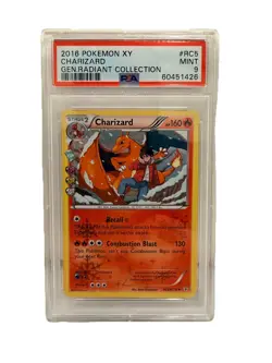 2016 POKEMON XY GENERATIONS RADIANT COLLECTION RC5 CHARIZARD PSA 9 MINT - Image 1