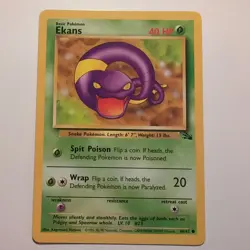 Ekans - Pokemon TCG Karte - Fossil - 46/62 - 1999 - English - Image 1