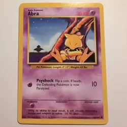 Abra - Pokemon TCG Karte - Base Set - 43/102 - 1999 - English - Image 1
