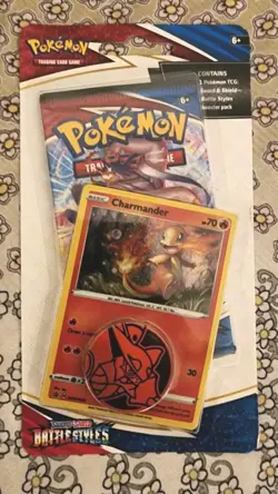 Pokemon TCG Battle Styles Booster Pack Charmander (SWSH092) 728192526978 - Image 1