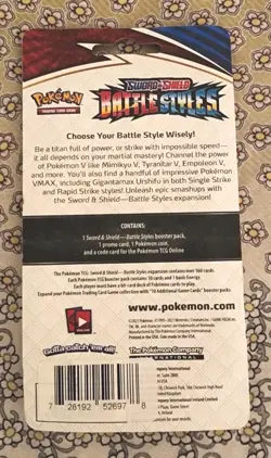 Pokemon TCG Battle Styles Booster Pack Charmander (SWSH092) 728192526978 - Image 2