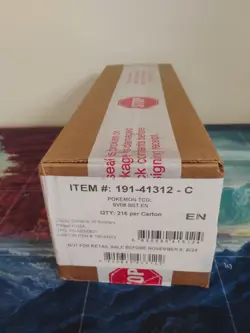 Pokemon SV Surging Sparks SEALED Booster Box CASE SV08 Factory Sealed - Image 1