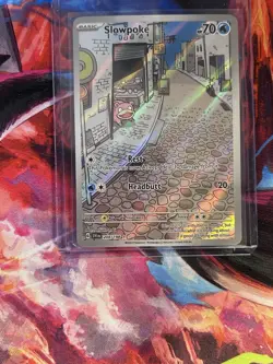 Pokemon TCG Slowpoke Scarlet & Violet Base Set 204/198 NM or Better - Image 1