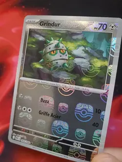 Pokemon Grindur 068/086 Masterball 10.5 Flamme Blanche - Francais Fr - Image 3