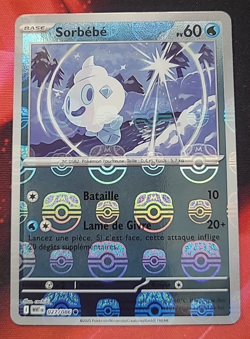 Pokemon Sorbebe 027/086 Masterball 10.5 Flamme Blanche - Francais Fr - Image 1