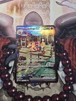 Pokemon TCG Skeledirge EX 258/193 Special Illustration Rare Paldea Evolved VLP - Image 1