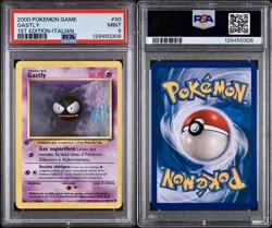 POKEMON PSA 9 GASTLY 50/102 SET BASE 1st PRIMA EDIZIONE ITALIANO 2000 LOW POP! - Image 3