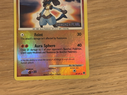 Lucario Reverse Holo STAMPED Pokemon Diamond & Pearl 2007 #6 FREE SHIPPING - Image 4