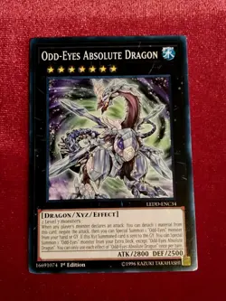 Yu-Gi-Oh! - Odd-Eyes Absolute Dragon LEDD-ENC34 1st Edition - Unplayed Mint+ - Image 1