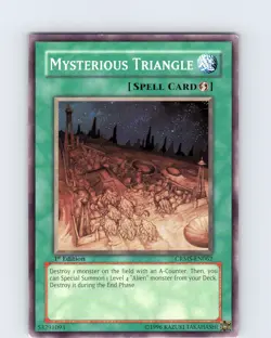 Yu-Gi-Oh TCG Mysterious Triangle CRMS-EN062 1st Edition Common Card LP-NM - Image 1