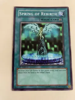 Yu-Gi-Oh! Spring of Rebirth Common LOD-076 Moderately Played 1st Edition - Image 1