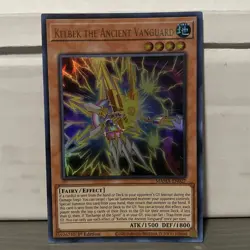 1ST EDITION KELBEK THE ANCIENT VANGUARD 2020 MAMA-EN027 YUGIOH CARD (LP/MP) - Image 1