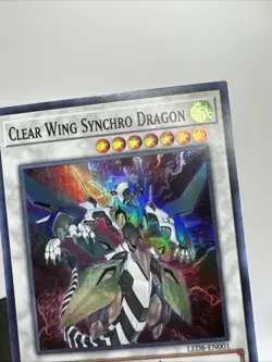 YuGiOh! - Clear Wing Synchro Dragon LED8-EN001 Super Rare 1st Edition Near Mint - Image 5