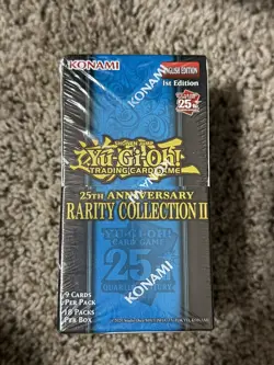 YuGiOh 25th Anniversary Rarity Collection 2 Booster Box 18 packs SEALED English - Image 1