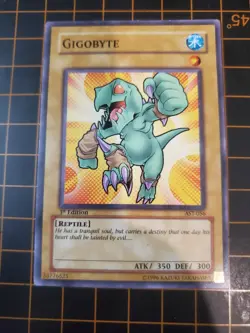 Gigobyte AST-056 Short Print 1st Edition YuGiOh TCG NM With Top Loader - Image 2