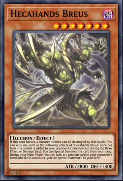 Yugioh! Hecahands Breus SUPER Phantom Revenge PHRE-EN005 - Image 1