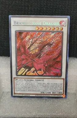Yu-Gi-Oh! Bramble Rose Dragon *SECRET RARE* DOOD-EN039 1st Edition NM/M - Image 1
