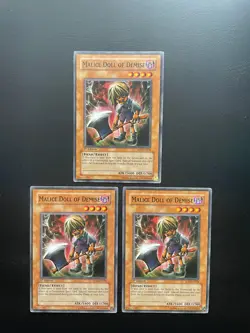 Yugioh Malice Doll Of Demise SOD-EN018 1st Edition Common LP/MP X3 - Image 1