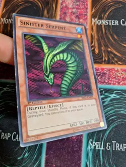 Yu-Gi-Oh! Sinister Serpent BP02-EN015 Common 1st Edition LP/MP - Image 2