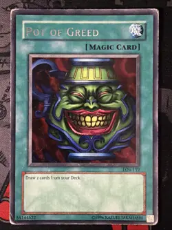 Pot Of Greed LOB-119 Unlimited Rare HP - Image 2