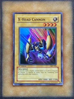 Yugioh X-Head Cannon MFC-004 Super Rare 1st Ed MP - Image 1