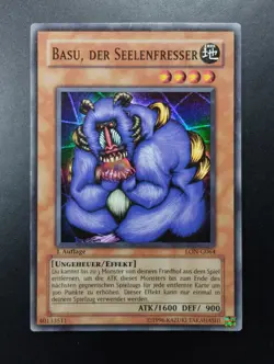YUGIOH 2004 | BAZOO THE SOUL-EATER | LON-G064 | 1ST EDT GERMAN | EXCELLENT - Image 1