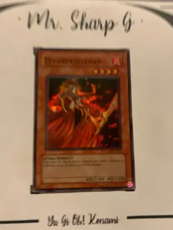 FEUERPRINZESSIN - LON-G034 ENGLISH Yu-Gi-Oh! CARD SPER RARE HOLO KONAMI TCG OCG - Image 2