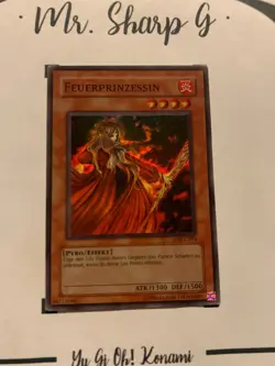 FEUERPRINZESSIN - LON-G034 ENGLISH Yu-Gi-Oh! CARD SPER RARE HOLO KONAMI TCG OCG - Image 3