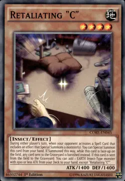 Retaliating "C" - 1st Edition CORE-EN045 - NM - YuGiOh - Image 1