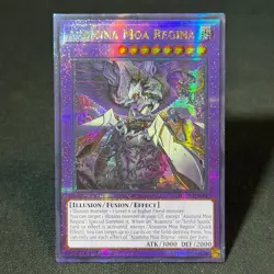 Azamina Moa Regina QC Secret Rare (Alternate artwork | Yu-Gi-Oh) - Image 1