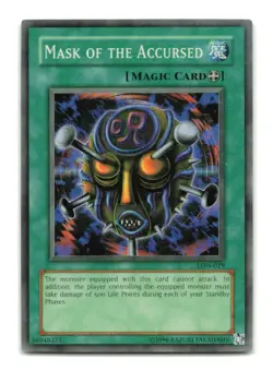 Mask of the Accursed - LON-019 Super Rare - YuGiOh-LP - Image 1