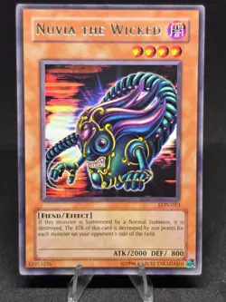 Yu-Gi-Oh! Nuvia the Wicked LON-013 Labyrinth of Nightmare Rare NM - Image 1